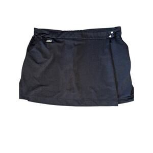LACOSTE size 12 golf tennis pickleball skirt black